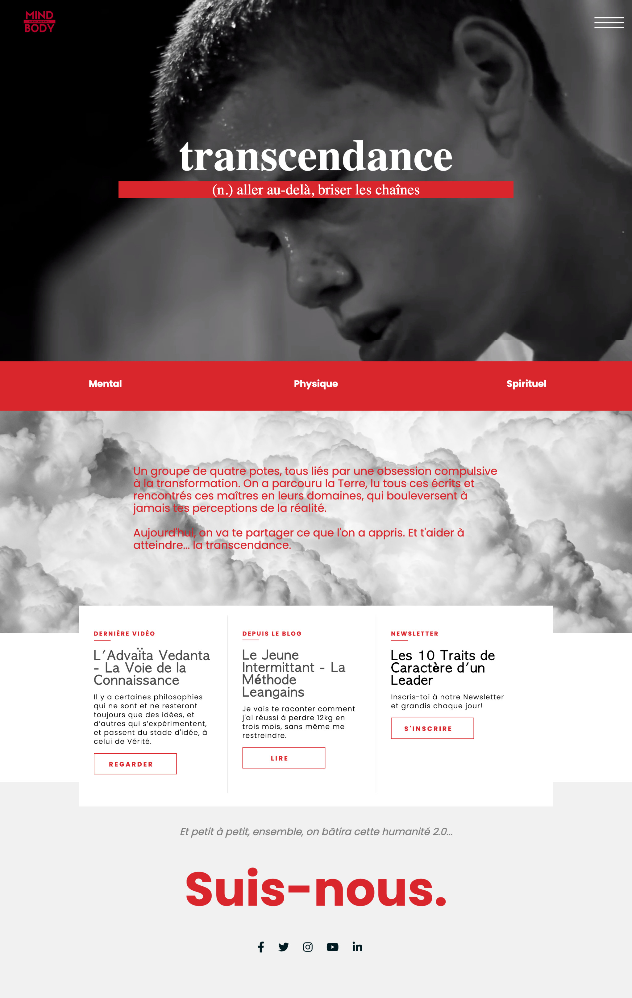 Transcendance, built with Ruby on Rails